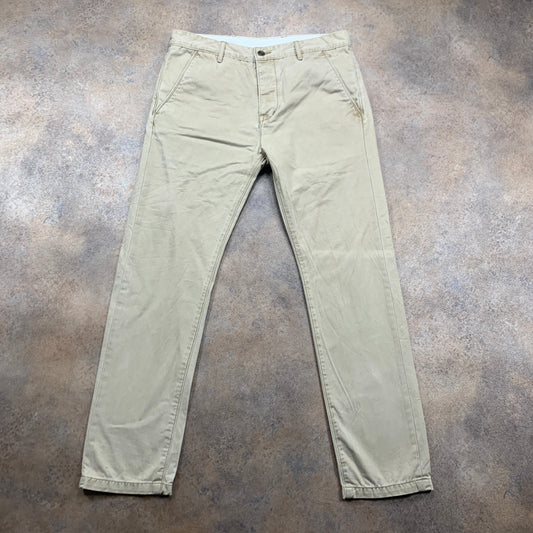 LEVI'S Jeans W32 L30 Mens Slim Fit Straight Beige