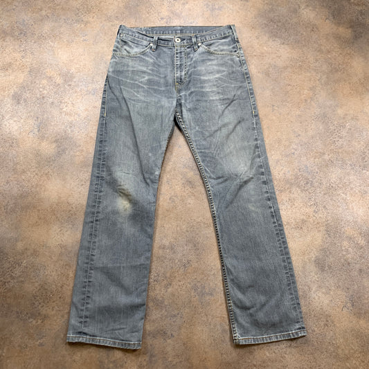 LEVI'S 506 Jeans W30 L30 Mens Regular Fit Straight Grey