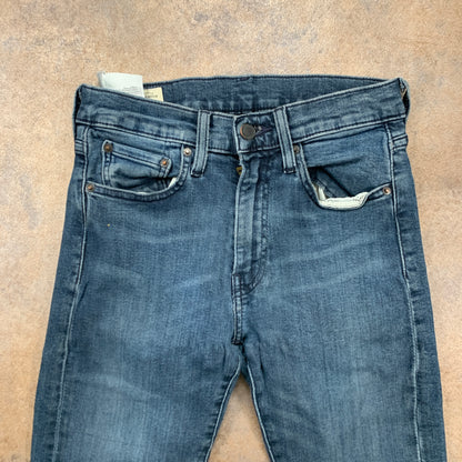 LEVI'S 519 Jeans W28 L31 Mens Skinny Fit Blue