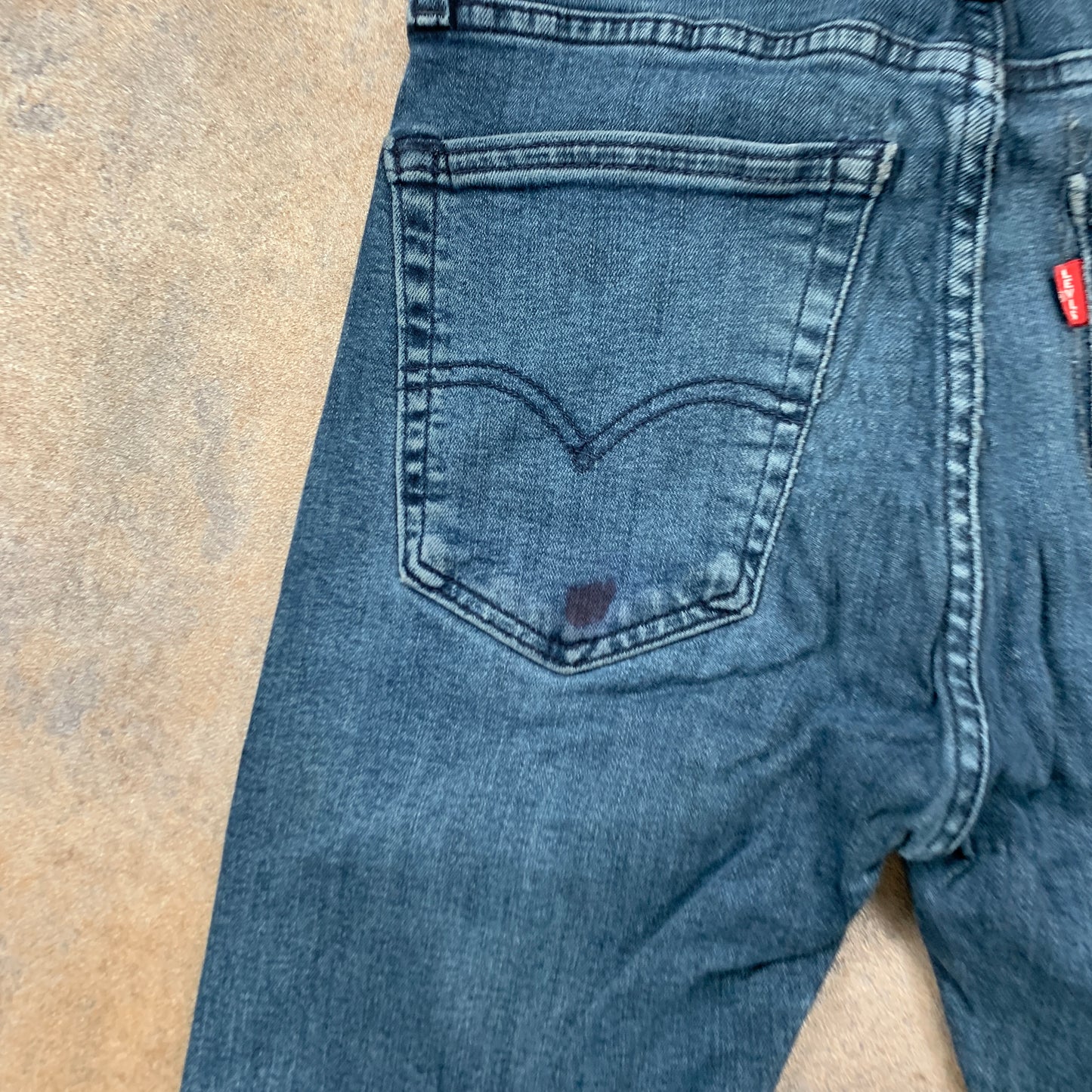 LEVI'S 519 Jeans W28 L31 Mens Skinny Fit Blue