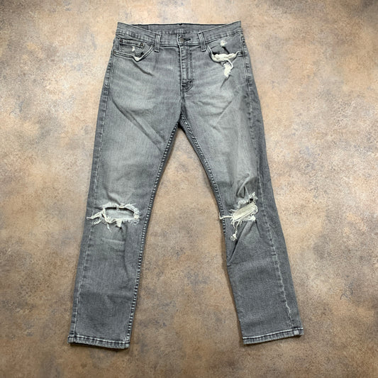 LEVI'S 511 Jeans W32 L29 Mens Slim Fit Grey