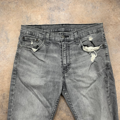 LEVI'S 511 Jeans W32 L29 Mens Slim Fit Grey