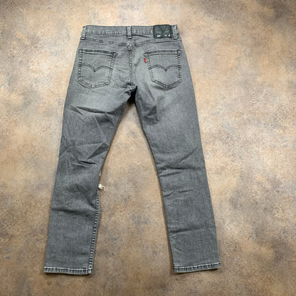 LEVI'S 511 Jeans W32 L29 Mens Slim Fit Grey
