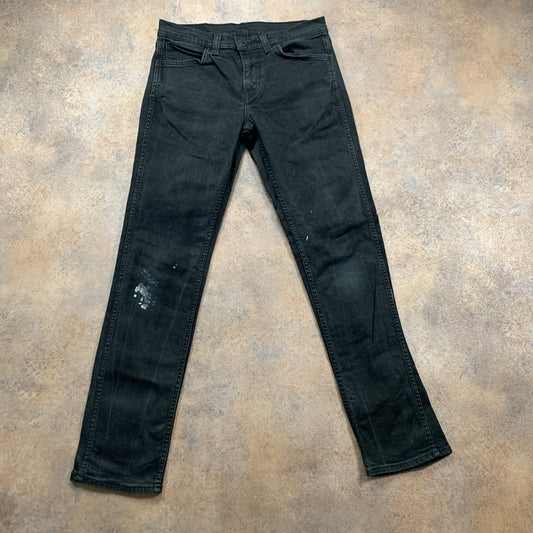 LEVI'S 511 Jeans W32 L32 Mens Slim Fit Black