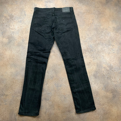 LEVI'S 511 Jeans W32 L32 Mens Slim Fit Black