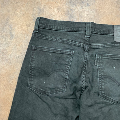 LEVI'S 511 Jeans W32 L32 Mens Slim Fit Black