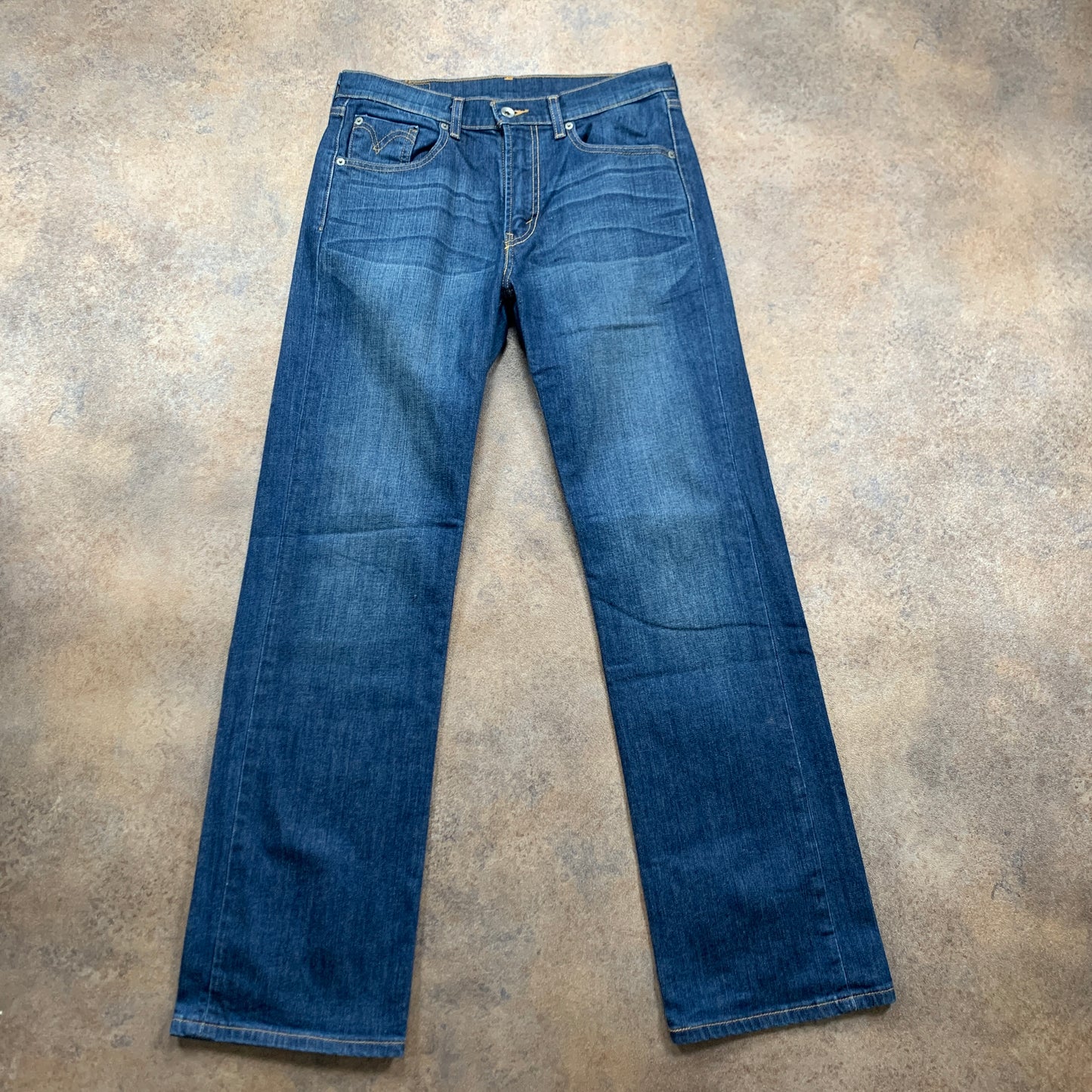 LEVI'S 506 Jeans W32 L32 Mens Regular Fit Straight Blue