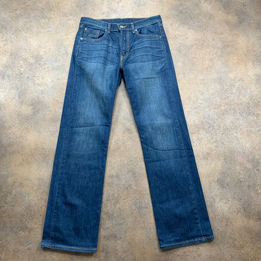 LEVI'S 506 Jeans W32 L32 Mens Regular Fit Straight Blue