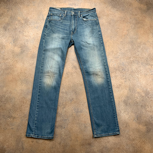 LEVI'S 505 Jeans W32 L30 Mens Regular Fit Straight Blue
