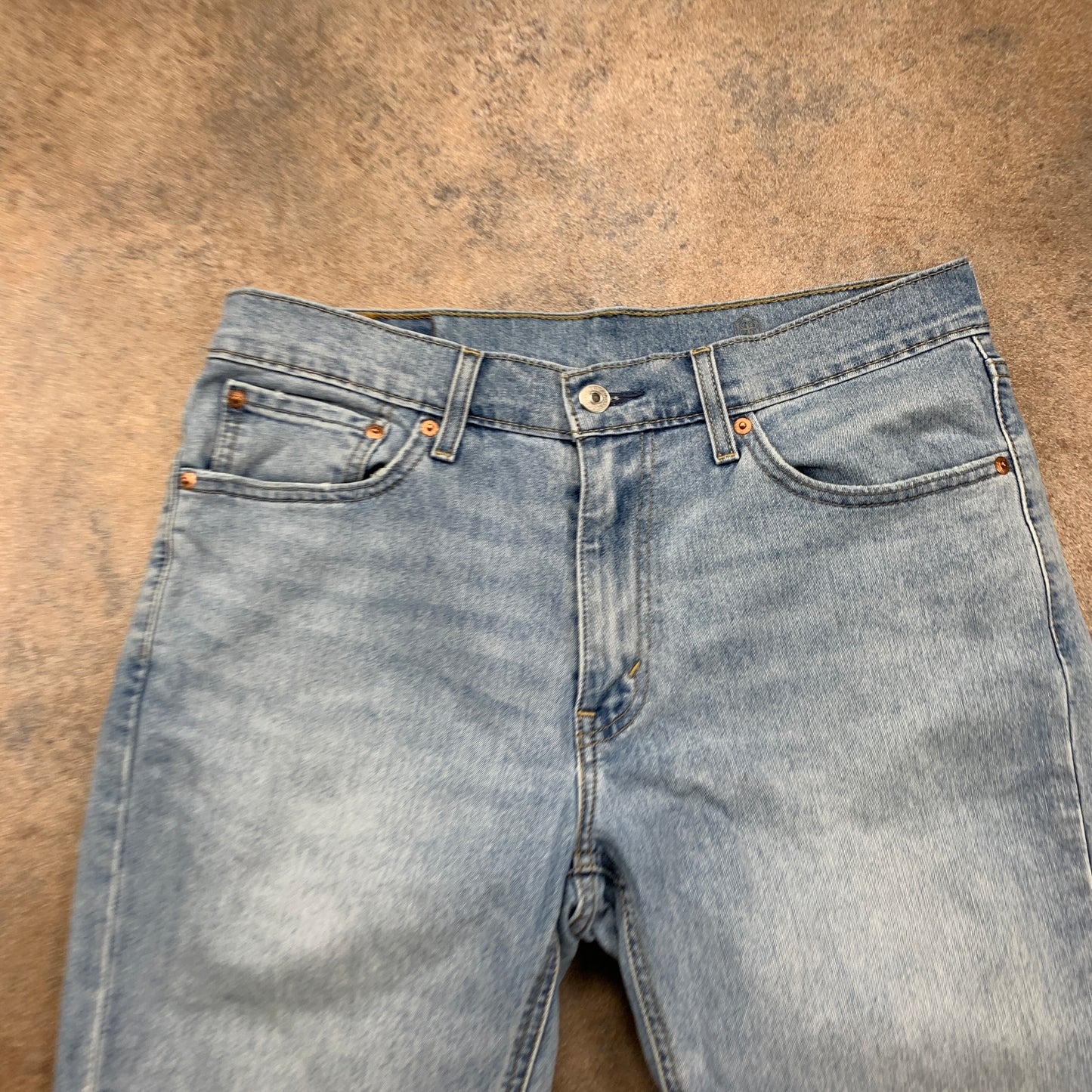 LEVI'S 541 Jeans W32 L31 Mens Slim Fit Tapered Blue