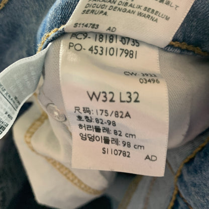 LEVI'S 541 Jeans W32 L31 Mens Slim Fit Tapered Blue