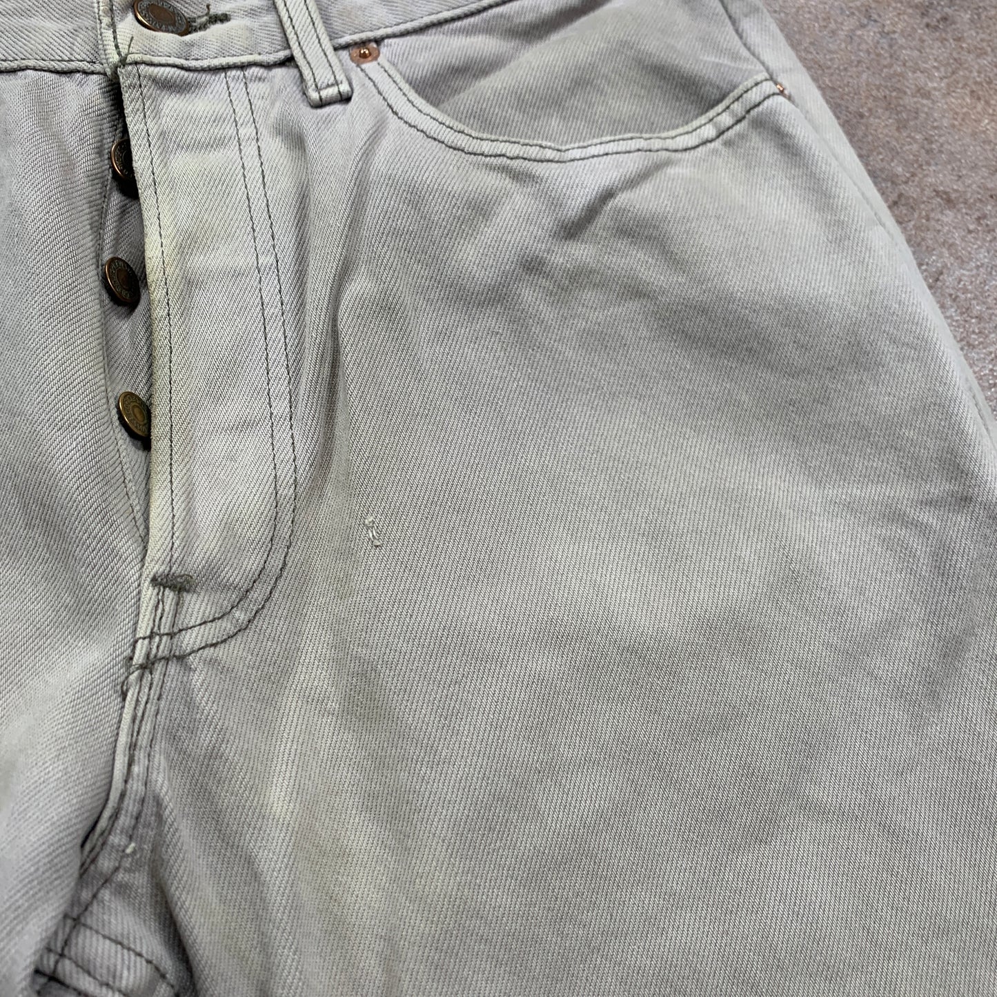 Vintage LEVI'S 618 Jeans W30 L30 Mens Regular Fit Tapered Beige 70s