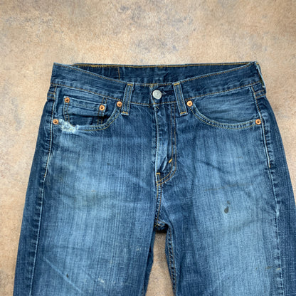 LEVI'S 514 Jeans W28 L31 Mens Regular Fit Straight Blue