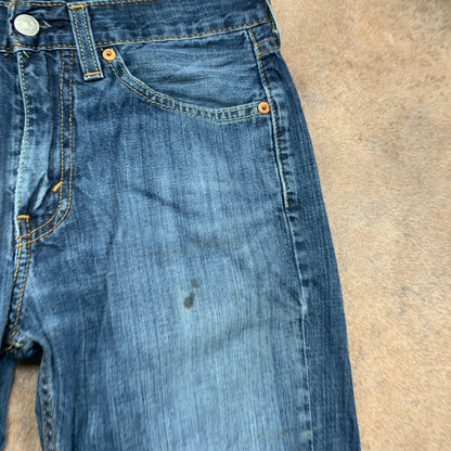 LEVI'S 514 Jeans W28 L31 Mens Regular Fit Straight Blue