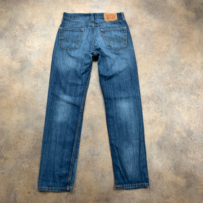 LEVI'S 514 Jeans W28 L31 Mens Regular Fit Straight Blue