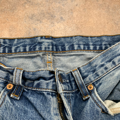 Vintage LEVI'S 751 Jeans W34 L30 Mens Regular Fit Straight Blue