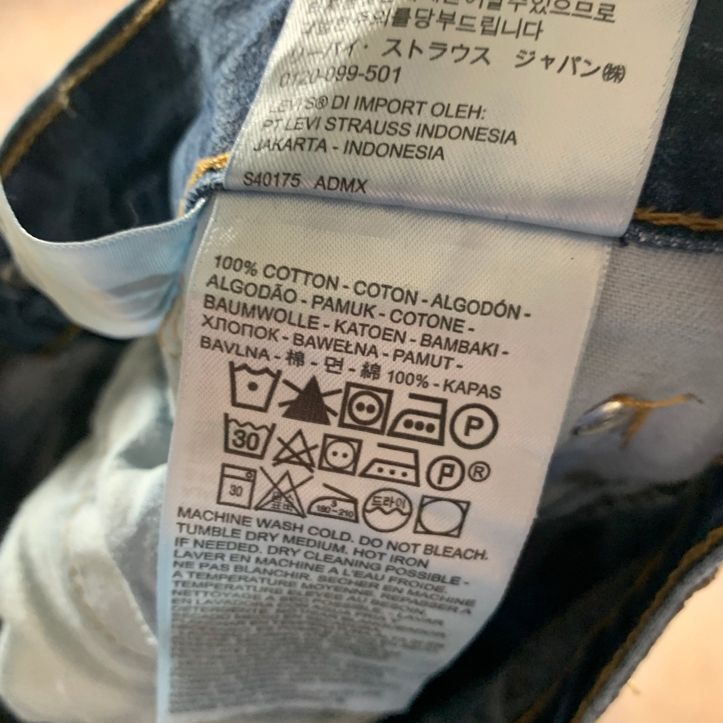 LEVI'S 514 Jeans W28 L31 Mens Regular Fit Straight Blue