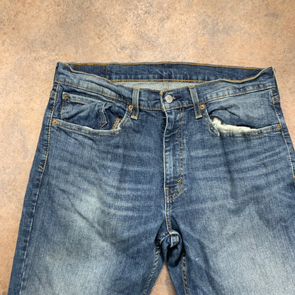 LEVI'S 559 Jeans W34 L31 Mens Regular Fit Straight Blue