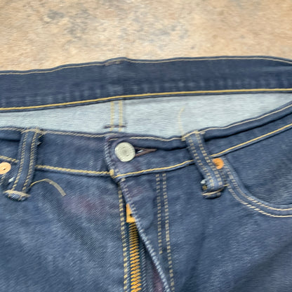 LEVI'S 522 Jeans W36 L30 Mens Slim Fit Tapered Blue