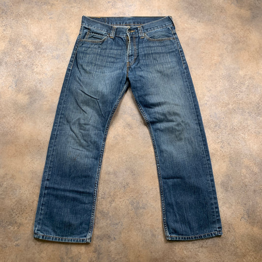 LEVI'S 506 Jeans W34 L28 Mens Regular Fit Straight Blue