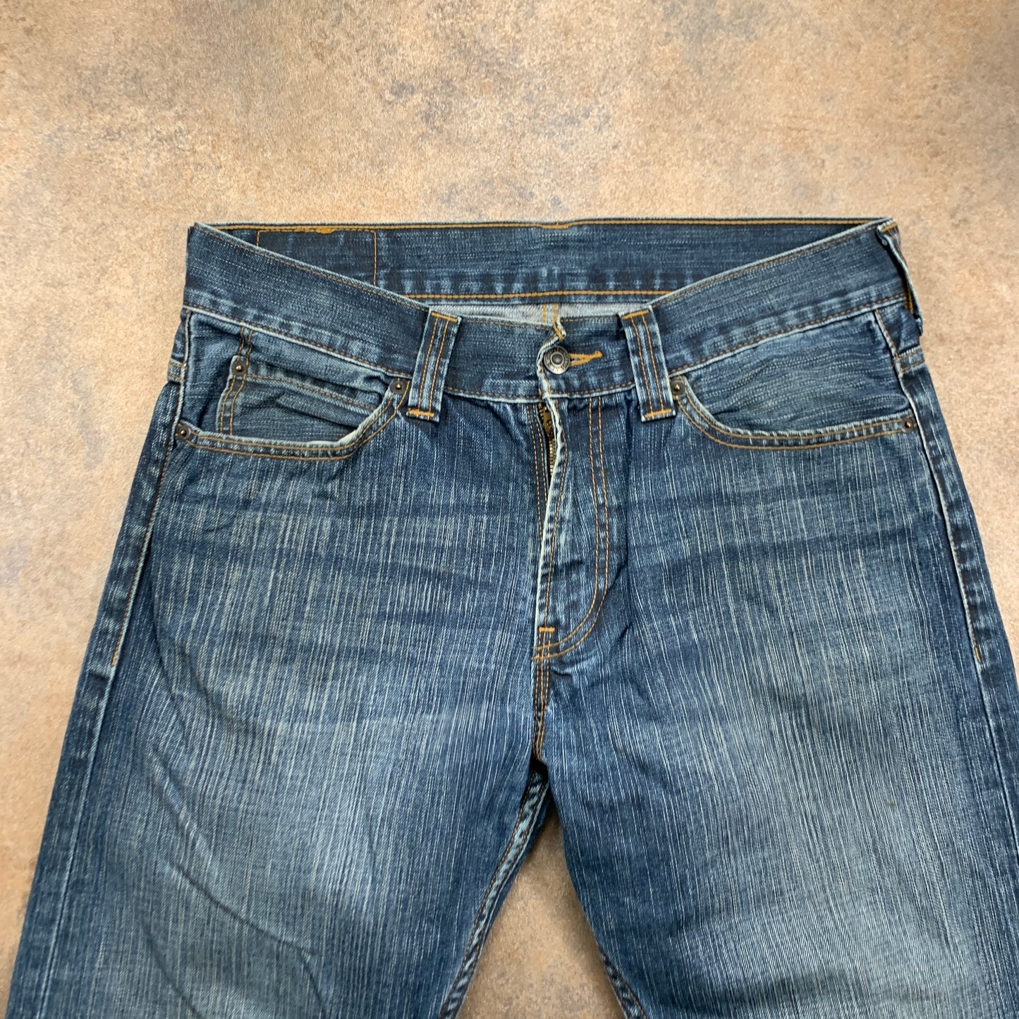 LEVI'S 506 Jeans W34 L28 Mens Regular Fit Straight Blue