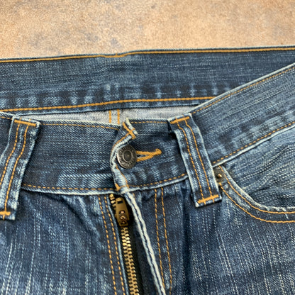 LEVI'S 506 Jeans W34 L28 Mens Regular Fit Straight Blue