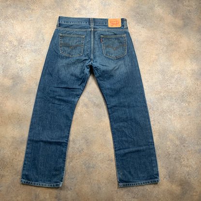 LEVI'S 506 Jeans W34 L28 Mens Regular Fit Straight Blue