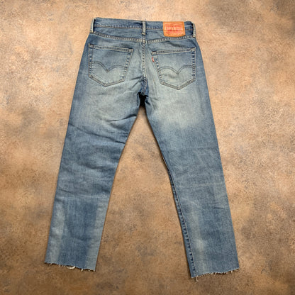 LEVI'S 508 Jeans W28 L27 Mens Slim Fit Straight Blue