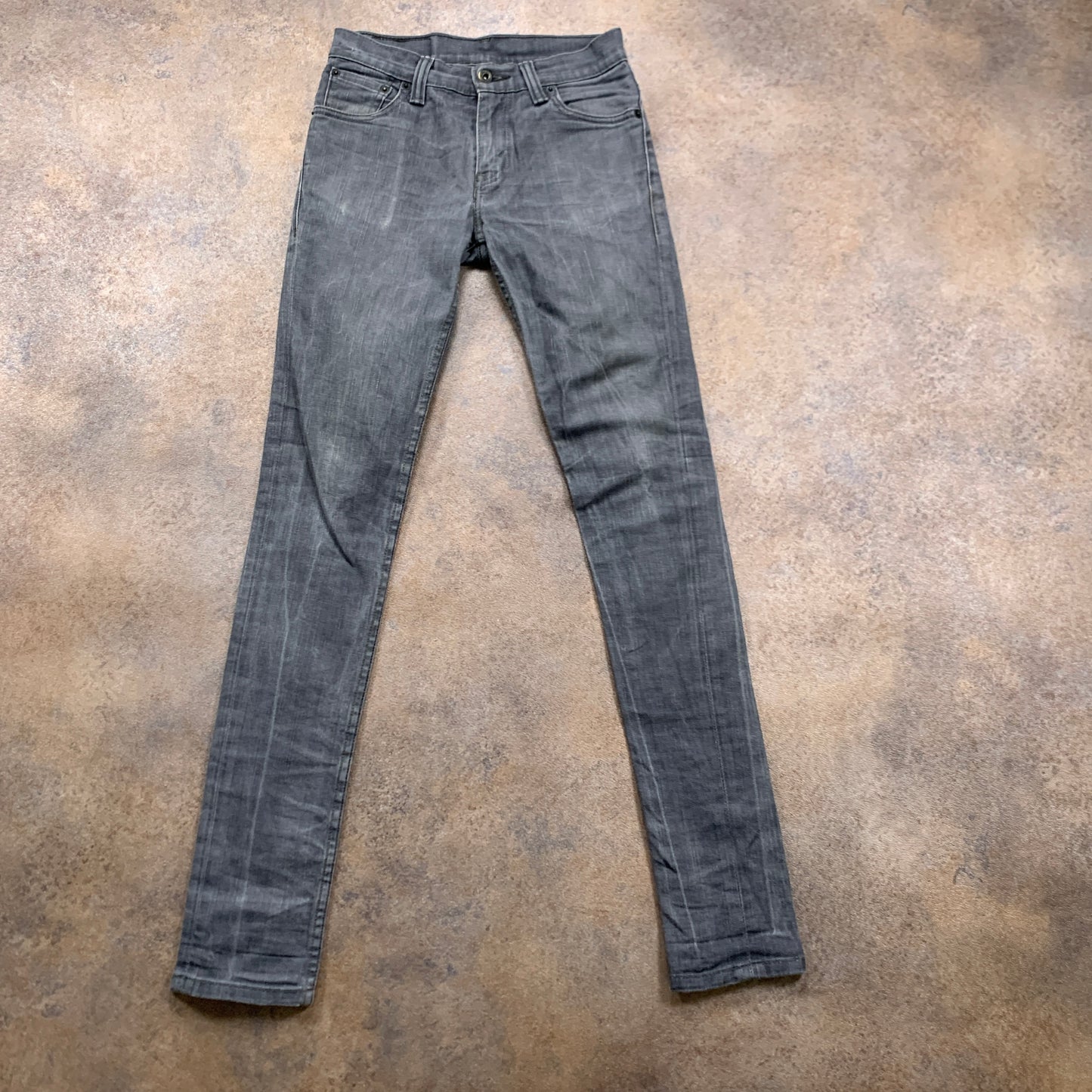 LEVI'S 510 Jeans W28 L32 Mens Skinny Fit Grey