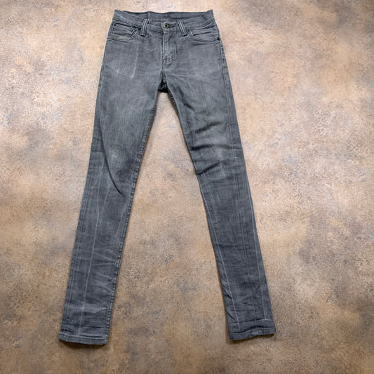 LEVI'S 510 Jeans W28 L32 Mens Skinny Fit Grey