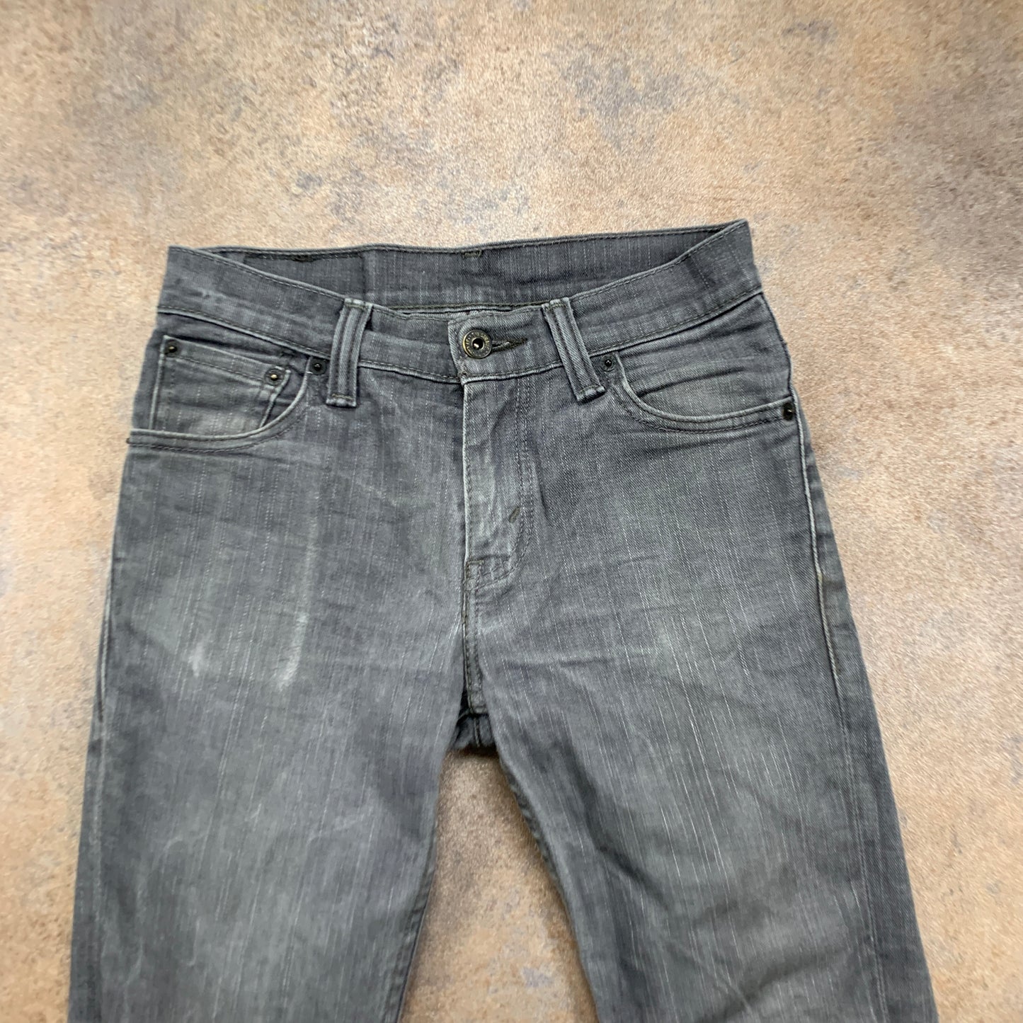 LEVI'S 510 Jeans W28 L32 Mens Skinny Fit Grey