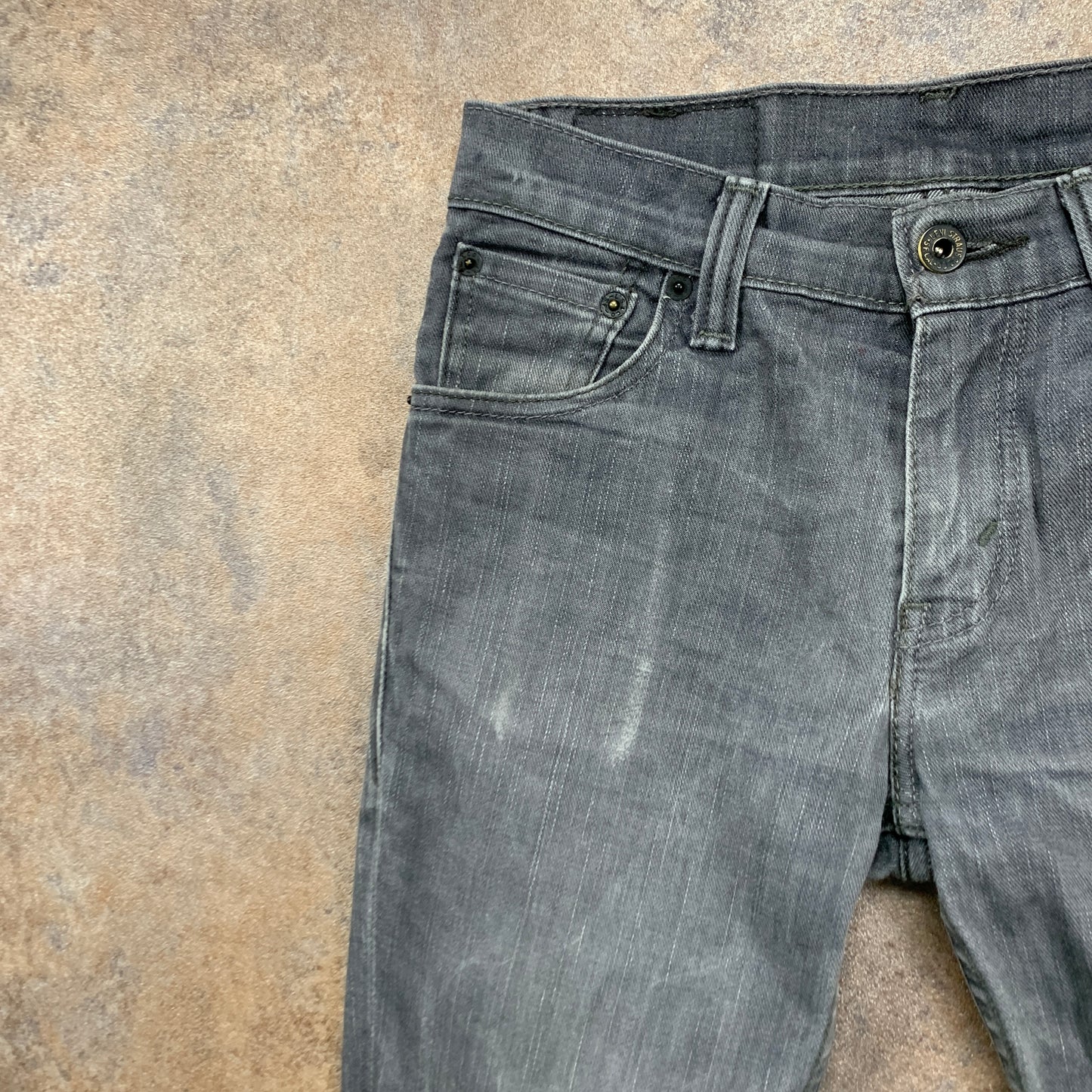 LEVI'S 510 Jeans W28 L32 Mens Skinny Fit Grey