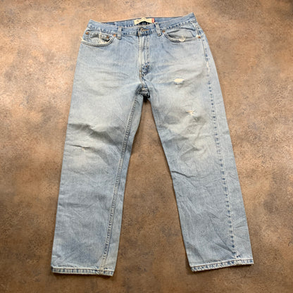 Vintage LEVI'S 505 Jeans W36 L28 Mens Regular Fit Straight Blue