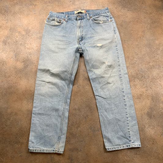 Vintage LEVI'S 505 Jeans W36 L28 Mens Regular Fit Straight Blue