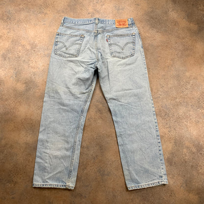 Vintage LEVI'S 505 Jeans W36 L28 Mens Regular Fit Straight Blue