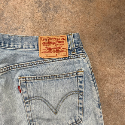 Vintage LEVI'S 505 Jeans W36 L28 Mens Regular Fit Straight Blue