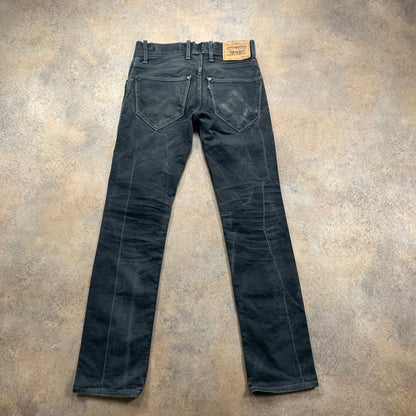 Vintage LEVI'S 511 Jeans W28 L31 Mens Slim Fit Grey