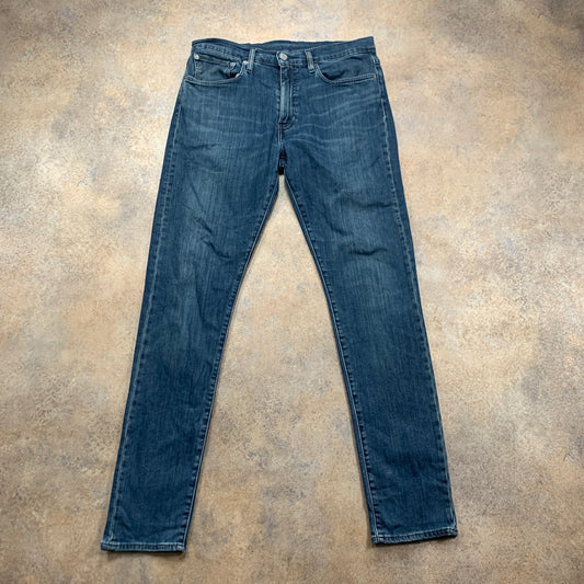 LEVI'S 512 Jeans W32 L33 Mens Slim Fit Tapered Blue