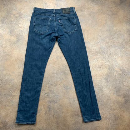 LEVI'S 512 Jeans W32 L33 Mens Slim Fit Tapered Blue