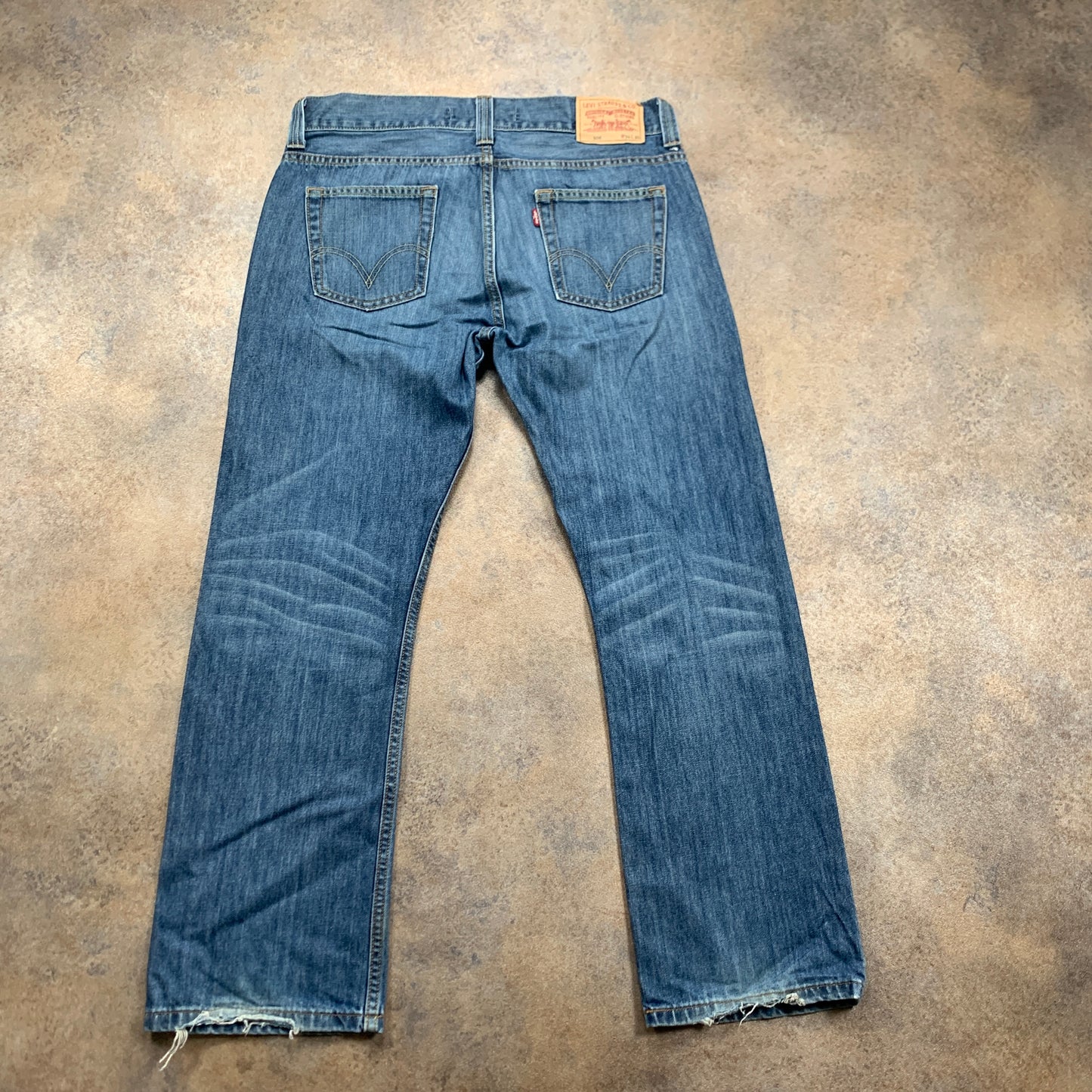 Vintage LEVI'S 506 Jeans W34 L30 Mens Relaxed Fit Straight Blue 90s