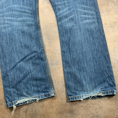 Vintage LEVI'S 506 Jeans W34 L30 Mens Relaxed Fit Straight Blue 90s