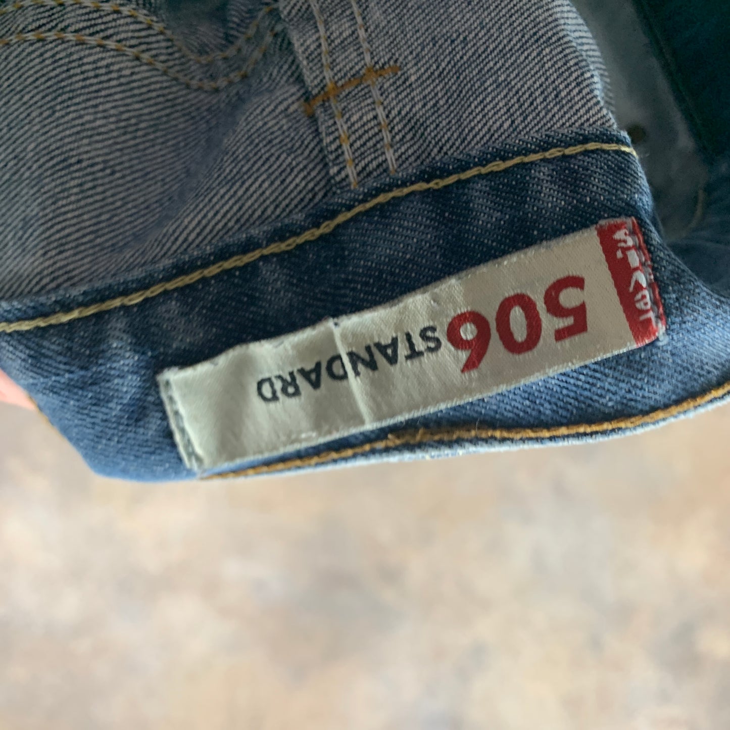 Vintage LEVI'S 506 Jeans W34 L30 Mens Relaxed Fit Straight Blue 90s