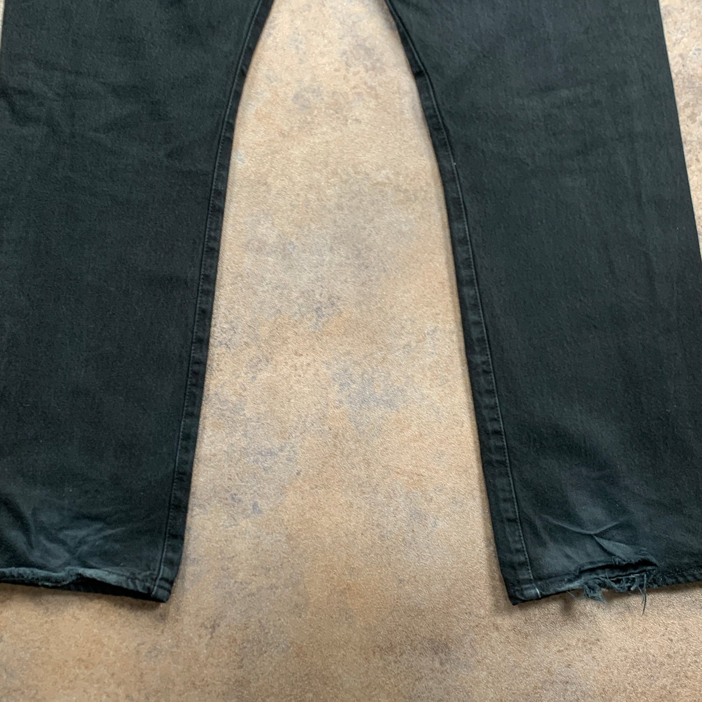 LEVI'S 501 Jeans W36 L30 Mens Regular Fit Straight Black