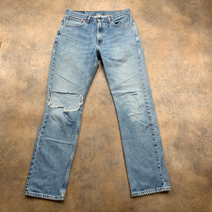 Vintage LEVI'S 581 Jeans W34 L34 Mens Regular Fit Straight Blue