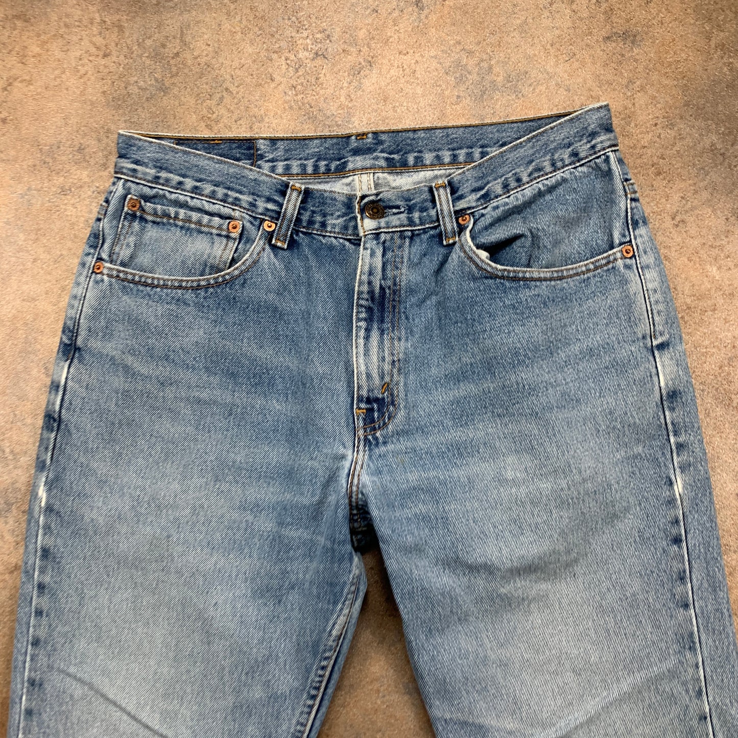Vintage LEVI'S 581 Jeans W34 L34 Mens Regular Fit Straight Blue