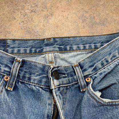 Vintage LEVI'S 581 Jeans W34 L34 Mens Regular Fit Straight Blue