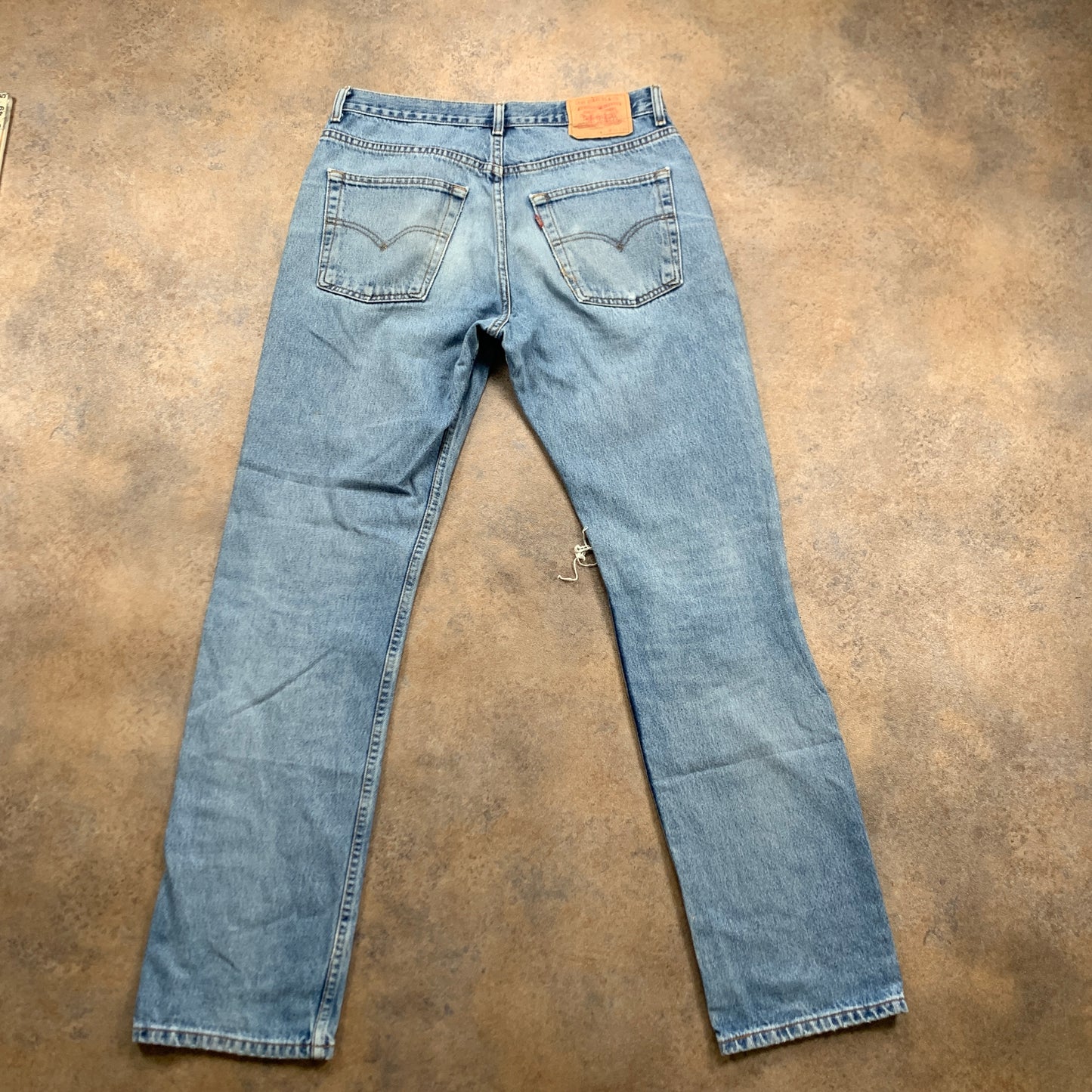 Vintage LEVI'S 581 Jeans W34 L34 Mens Regular Fit Straight Blue