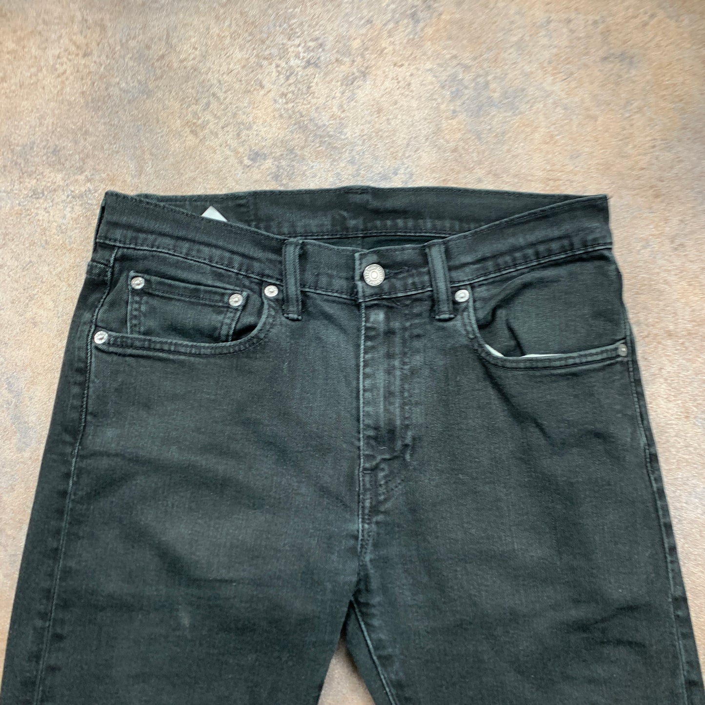 LEVI'S 512 Jeans W31 L30 Mens Slim Fit Tapered Black