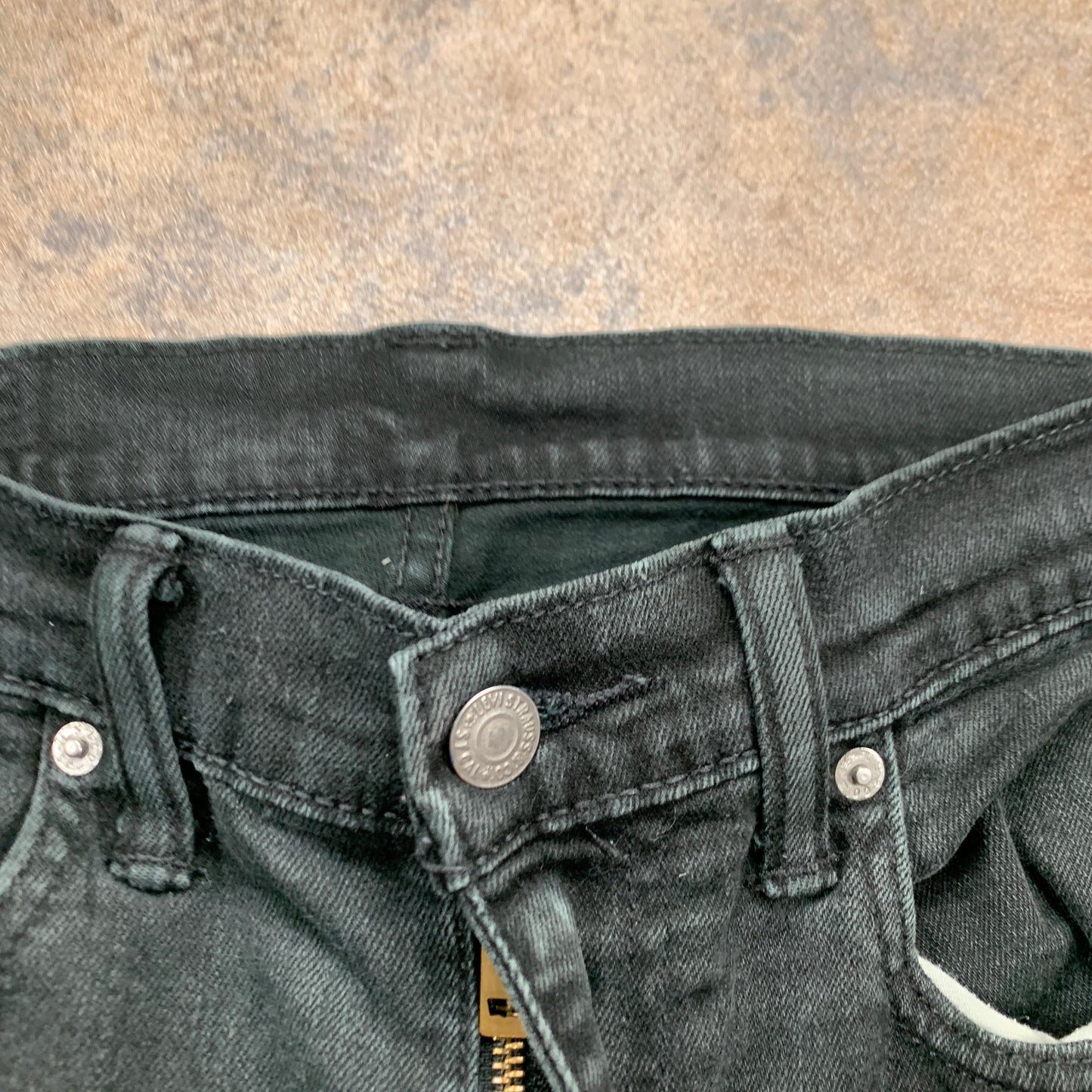 LEVI'S 512 Jeans W31 L30 Mens Slim Fit Tapered Black