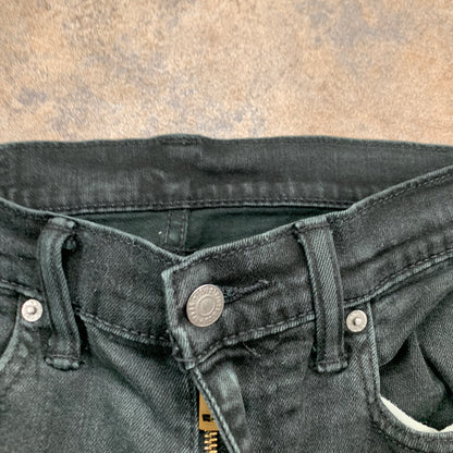 LEVI'S 512 Jeans W31 L30 Mens Slim Fit Tapered Black